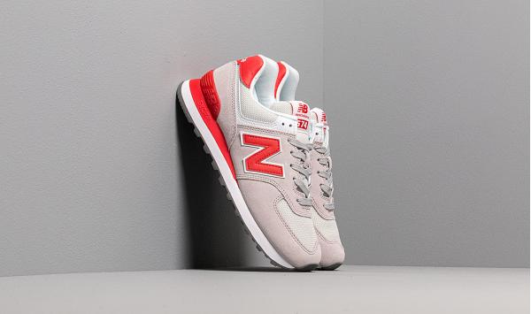 New Balance 574 Grey/ Red