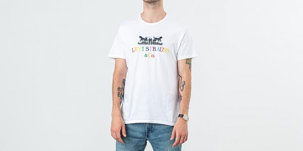 Levi's® 2Horse Graphic Tee White