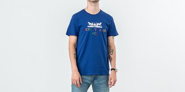 Levi's® 2horse Graphic Tee Blue