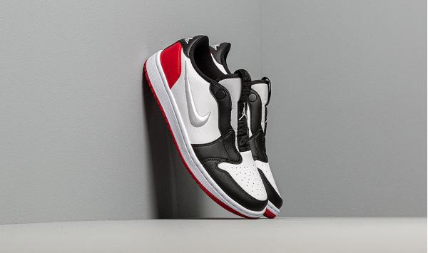 Air Jordan Wmns 1 Retro Low Slip White/ White-Gym Red-Black