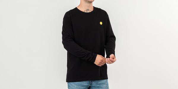 WOOD WOOD Mel Long Sleeve Tee Black