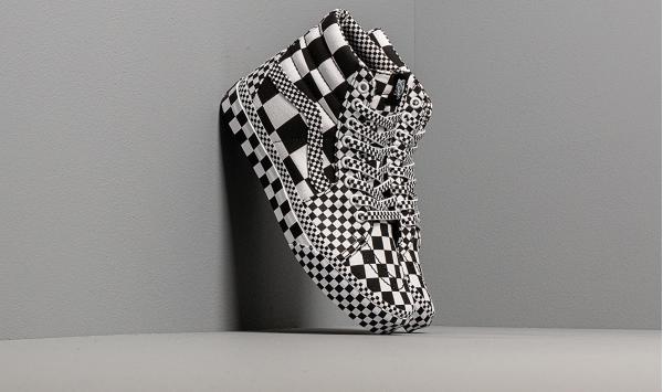 Vans Sk8-Hi (All Over Checkerboard) White/ Black