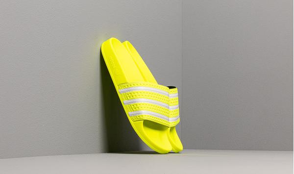 adidas Adilette Solar Yellow/ Ftw White/ Solar Yellow