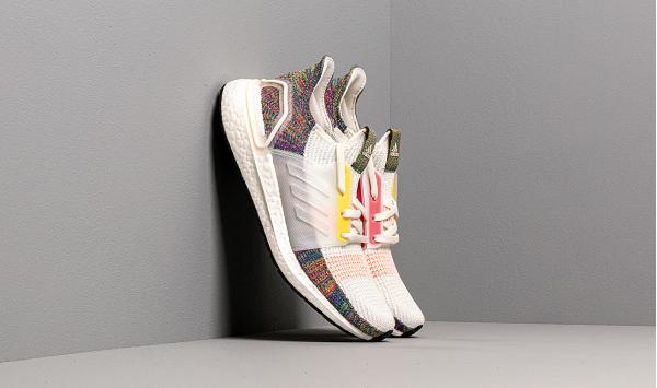 adidas Ultraboost 19 PRIDE Running White/ Scarlet/ Bright Yellow