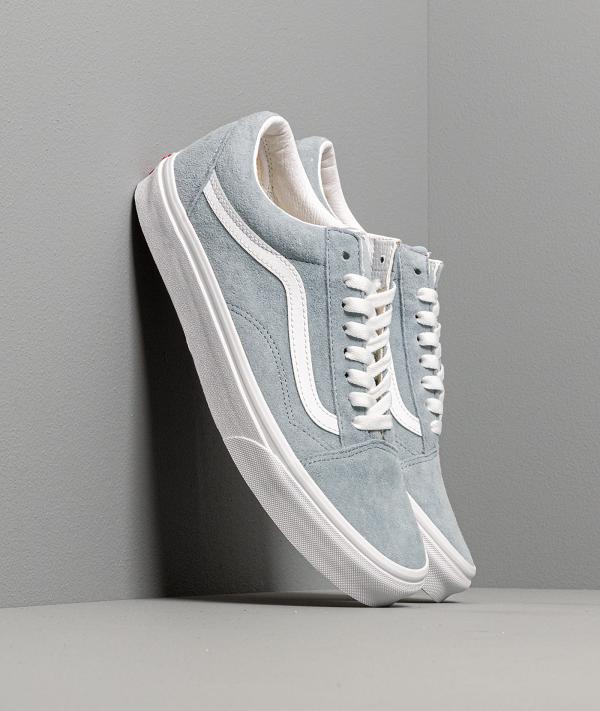 Vans Old Skool (Pig Suede) Blue Fog/ True White