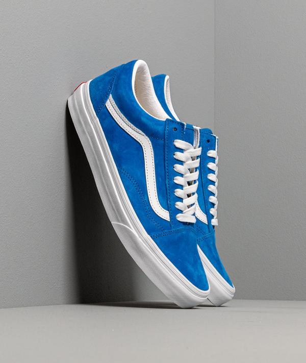 Vans Old Skool (Pig Suede) Princes Blue/ True White