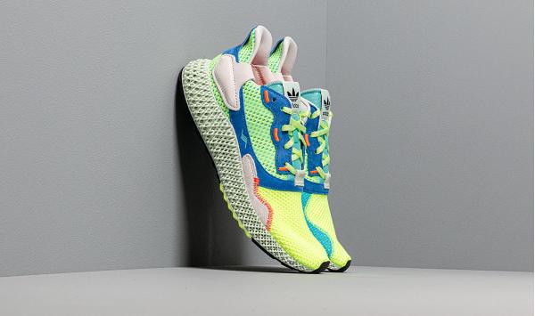 adidas ZX 4000 4D Hi-Res Yellow/ Linen Green/ Easy Mint