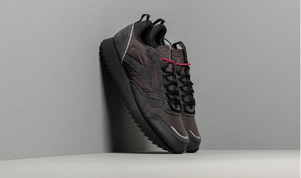 Reebok Cl Leather Ripple Trail Trace Grey 8/ Black/ Panton
