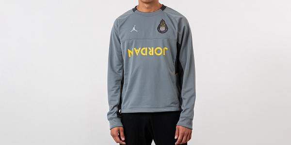 Jordan Legacy AJ4 Longsleeve Tee Cool Grey/ Anthracite/ Varsity Maize