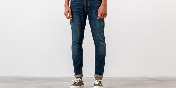 Nudie Jeans Lean Dean Jeans Dark Deep Worn