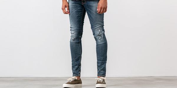 Nudie Jeans Tight Terry Worn Repaired
