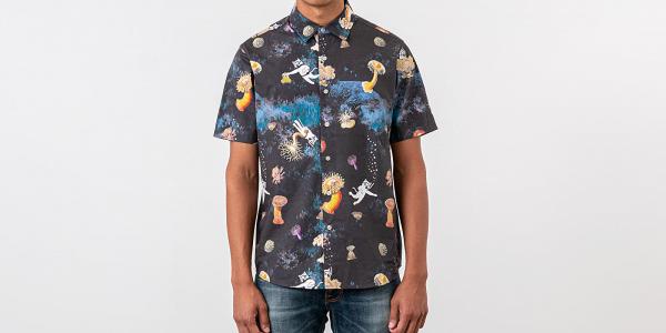 RIPNDIP Scuba Nerm Button Shirt Black