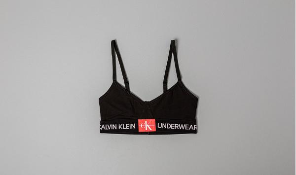 Calvin Klein Monogram Bralette Black