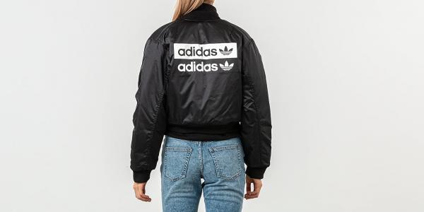 adidas Cropped Bomber Black