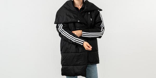 adidas Tracktop Puffer Jacket Black
