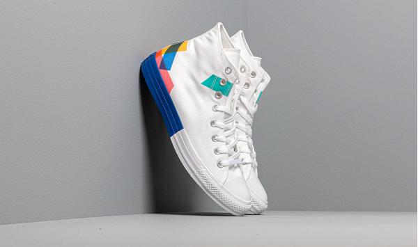 Converse Chuck Taylor All Star White/ Blue/ Enamel Red
