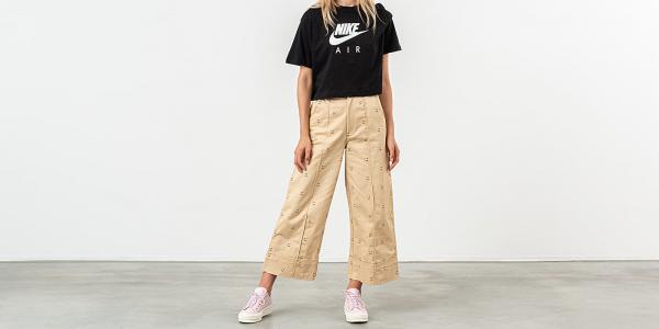 Lazy Oaf Happy Sad Chino Trousers Sand
