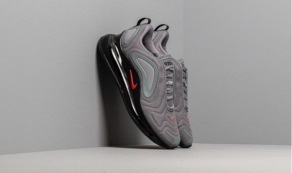 Nike Air Max 720 Cool Grey/ Bright Crimson-Black