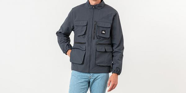 Stussy Utility Jacket Slate
