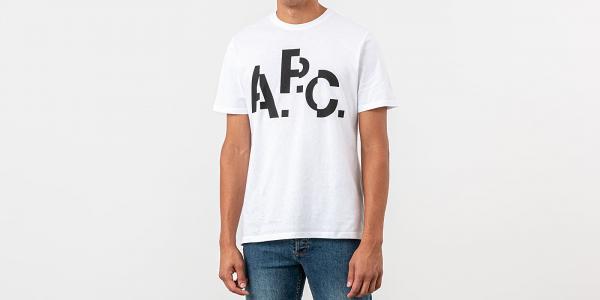A.P.C. Decale Tee White