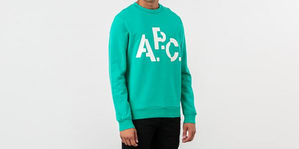 A.P.C. Decale Crewneck Green