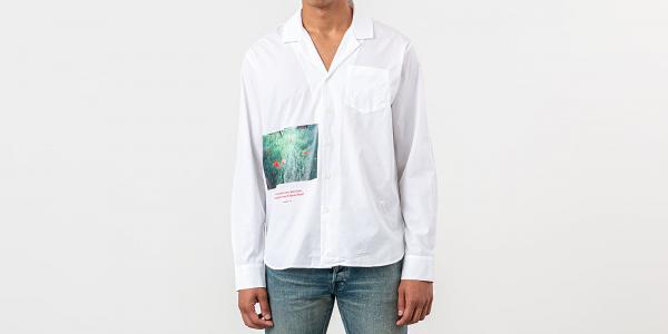Soulland Blant Printed Shirt White