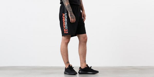 Under Armour Woven Graphic Wordmark Shorts Black