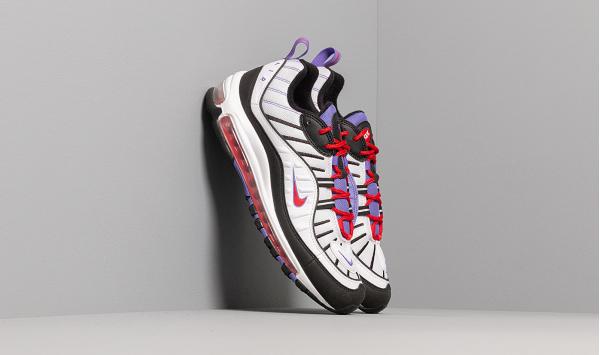 Nike Air Max 98 White/ Black-Psychic Purple