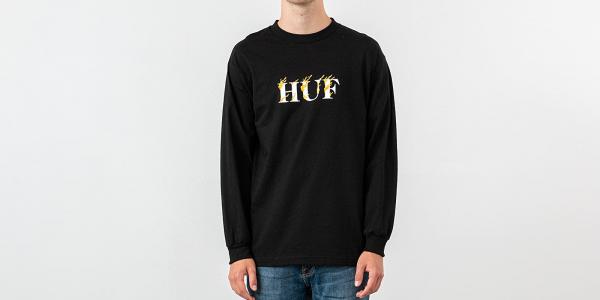 HUF Phoenix Longsleeve Tee Black