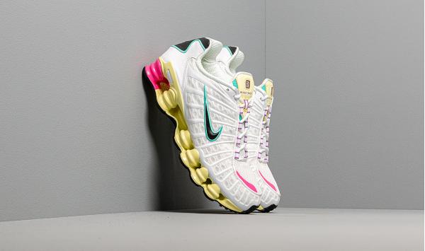 Nike W Shox TL White/ Black-Luminous Green-Bright Violet