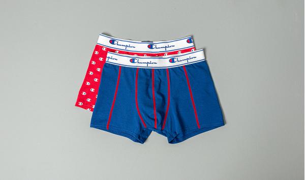 Champion 2 Pack Boxers Red/ Blue