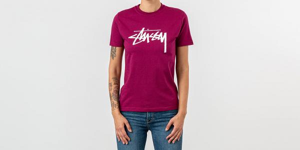 Stüssy Stock Tee Wine