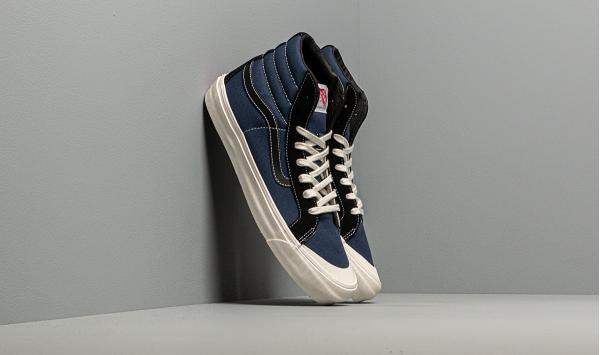 Vans OG Style 138 LX (Suede/ Canvas) Black/ Navy