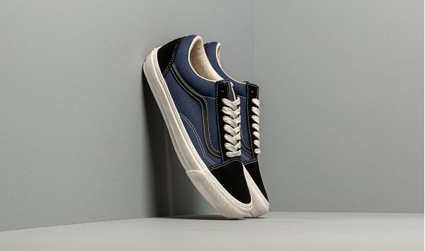Vans OG Old Skool LX (Suede/ Canvas) Black/ Navy