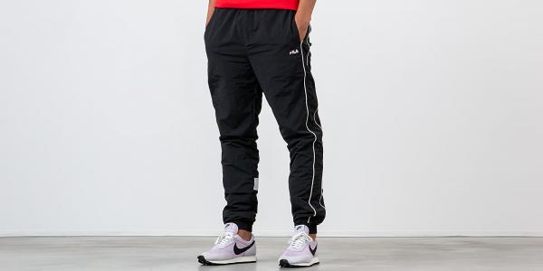 FILA Valerij Track Pants Black/ Bright White