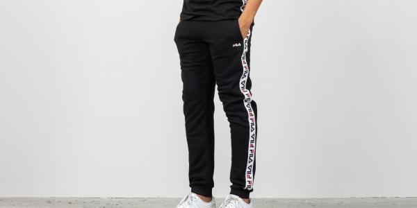 FILA Tadeo Tape Sweat Pants Black