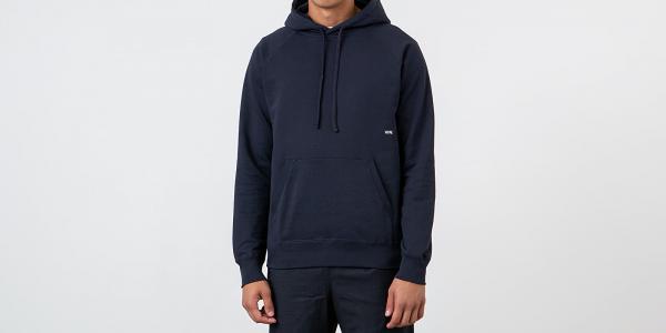 WOOD WOOD Fred Hoodie Navy