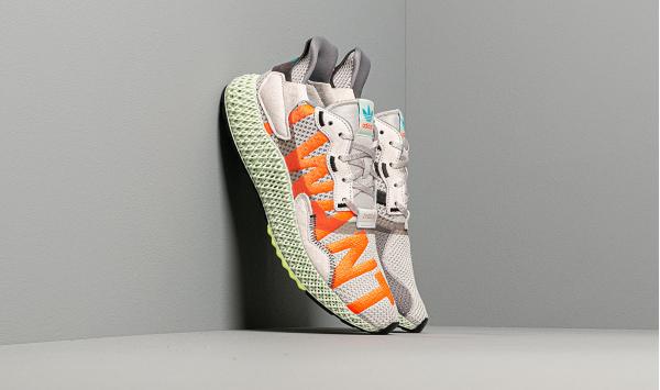 adidas ZX 4000 4D Grey One/ Solar Red/ Bright Cyan