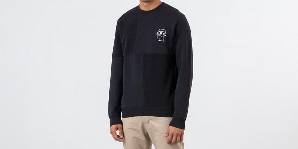 A.P.C. x BRAIN DEAD Pony Crewneck Black