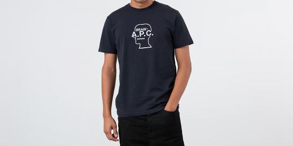 A.P.C. x BRAIN DEAD Spooky Tee Black
