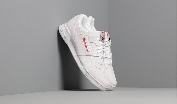 Reebok Workout Plus Mu White/ Skull Grey/ Red