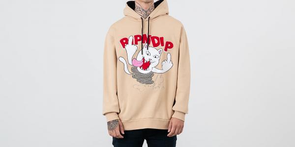 RIPNDIP Nermanian Devil Hoodie Tan