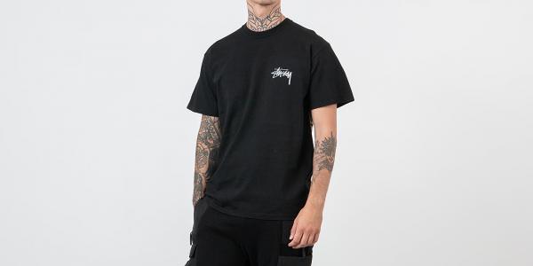Stüssy Daydream Pig. Dyed Tee Black
