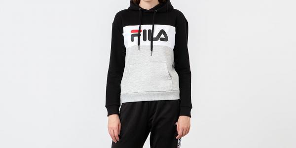 FILA Lori Hoodie Grey/ Black/ White