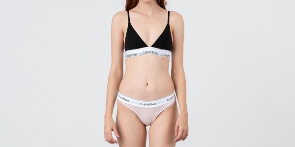 Calvin Klein Unlined Triangle Bra Black