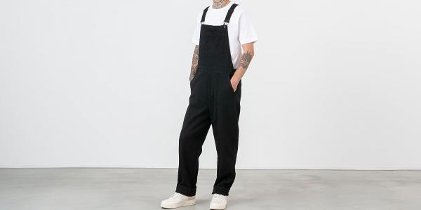 Lazy Oaf Dungaress Pants Black
