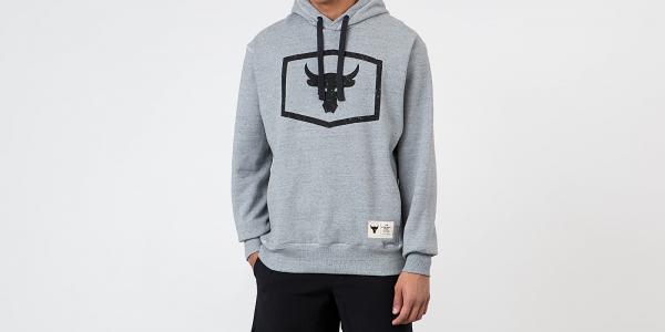 Under Armour Project Rock Warm Up Hoodie Grey