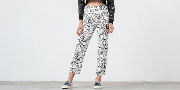 Lazy Oaf Drawn Out Jeans White/ Black