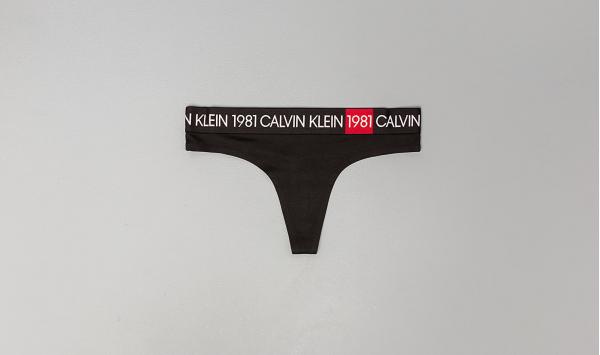 Calvin Klein Thong Black