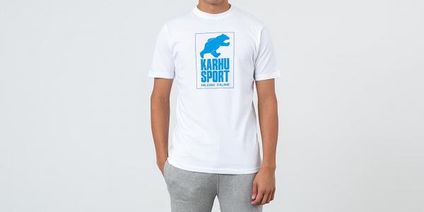 Karhu Helsinki Sport Tee White/ Royal Blue